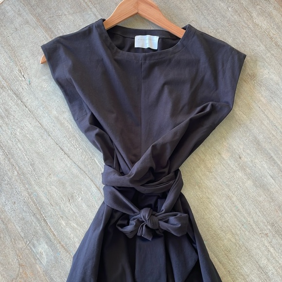 Modern Citizen Tie Front Black Dress (Size: S) - Picture 4 of 5